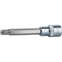 Ks Tools Hylsa med spindel Chrome+; 1/2''; HEX14; 110 mm
