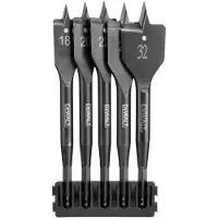 DeWalt Flatborrsats för trä DT70832-QZ; 18-32 mm; 5 st.