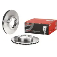 Brembo Bromsskiva 09A52910 fram, ventilerad, 1 Stycke