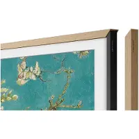 Samsung ram till The Frame TV 32 tum 2023 / utbytbar TV-ram i teak / dekorativ ram till The Frame