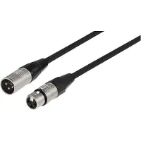 Monacor MECR-200/SW XLR Kabel [1x XLR-stik - 1x XLR-tilslutning] 2 m Sort