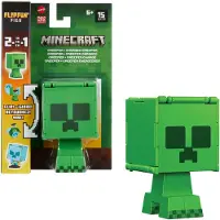 Mattel Minecraft Flippin'' Figs-figursamling i 9,5 cm skala, 2-i-1-fidgetlek (figurerna kan variera), 6 År, Minecraft, Blandade färger, Plast