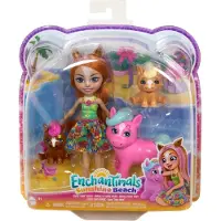 Enchantimals Ponnyfamilj Med Husdjur Docka