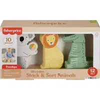 Fisher-Price Fisher Price Wood Stack & Sort Animals