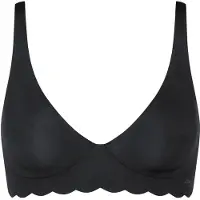 Sloggi Triangel- & bygelfri bh ZERO MICRO 2.0 SOFT BRA kvinnor - Svart - EU M