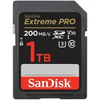 SanDisk Extreme PRO SDXC-Kort 1000 GB Class 10 UHS-I stötsäker, Vattentät