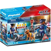Playmobil City Action Polis Vägspärr - 6924