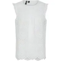 Pieces Blus 'Vilde' vit
