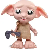 Harry Potter Wizarding World, Interaktiv Magisk Dobby Elf Doll med Strumpa, över 30 Ljud & Fraser, 8,5 tum, Barnleksaker 6+