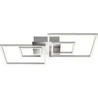 Briloner LED taklampa Frames, dimbar, Aluminium / grå / zink, Vardagsrum / matsal, Metall, Modern, LED-taklampa