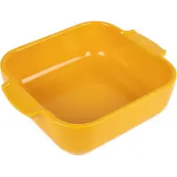 Peugeot APPOLIA fyrkantigt fat 21 cm Saffron Yellow