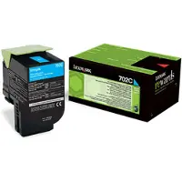 Lexmark 702C Tonerkassett Cyan