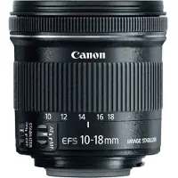 Canon EF-S - Vidvinkelzoomobjektiv - 10 mm - 18 mm - f/4.5-5.6 IS STM - EF - för EOS 100, 1200, 70, 700, 7D, Kiss X6i, Kiss X7, Kiss X70, Kiss X7i, Rebel SL1, Rebel T5i