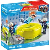 Playmobil Action Hjältar - Brandman med luft... - 71465 - 13 Del - - One Size - Klossar