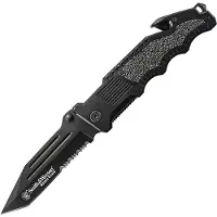 Smith & Wesson Border Guard Swbg2ts Serrated Tanto Folder Fickkniv