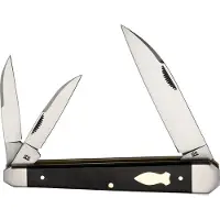 Rough Ryder Reserve Reserve Whittler RRR022, D2, Black Micarta, slipjoint pocket knife