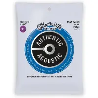 Martin strings Gitarrsträngar Authentic Acoustic SP 80/20 Bronze 3 Pack Custom Light 11-52