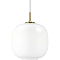 Louis Poulsen Taklampa , VL45 Radiohus, dimbara, Vit, Vardagsrum, Glas, Design