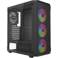 Dutzo C321 Mesh TG ARGB - Chassi - Miditower - Svart