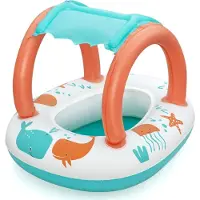 Bestway Water Life ponton med skärmtak 84x67 cm