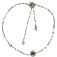 Silver Bar Diana armband svart 7574