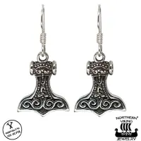 Northern Viking Jewelry Thor's Hammer örhängen NVJKK019