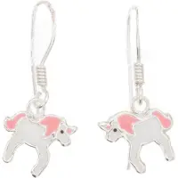 Silver Bar Unicorn hängande örhängen 22 mm 8462