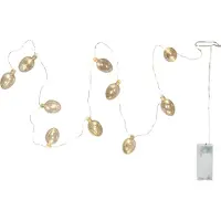 Star Trading Ljusslinga Shimmer | 135cm | 10 lampor | beige []
