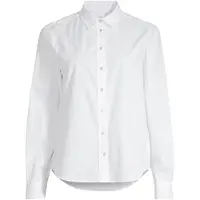 Gant för kvinnor. 4300348 Skjorta Regular Fit poplin vit (40), Casual, Bomull, Lång ärm
