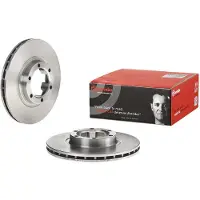 Brembo Bromsskiva 09A24310 fram, ventilerad, 1 Stycke