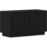 vidaXL TV-skåp Svart ek 80 x 35 x 45 cm Konstruerat trä