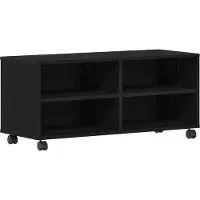 vidaXL TV-skåp Svart 90 x 35 x 40,5 cm Konstruerat trä
