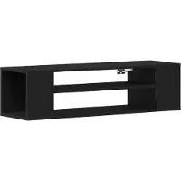 vidaXL TV-skåp Svart Ek 100 x 30 x 26,5 cm Konstruerat trä