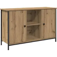 vidaXL TV-bänkset Artisan Ek 101 x 35 x 65 cm Konstruerat trä