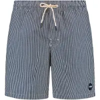 Shiwi Badshorts 'Mike' ljusblå / vit