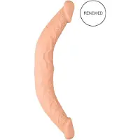 Realrock - dubbel dildo - 36 cm - naturfärg