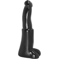 AnimHole Bull - dildo med tjurpenis - 25cm - svart