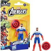 AVENGERS Marvel VenomVersus Epic World of Action Anti-Venom Captain America Figur- och skldtillbehr 4-tums (10 cm) Superhjlteleksaker fr barn