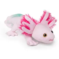 Living Nature Gosedjur - 32x8 cm - Axolotl - Rosa - - One Size - Gosedjur
