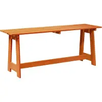 vidaXL Utomhusbänk Brun 119 x 35 x 47cm Massiv furu