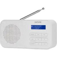 Denver Fickradio DAB-42 DAB+, FM Väckningsfunktion Vit