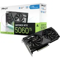 PNY Technologies PNY GeForce RTX 5060 Ti 16GB Overclocked - Grafikkort - GeForce RTX 5060 Ti - 16 GB GDDR7 - PCIe 5.0 x8 - 3 x DisplayPort, HDMI - låda