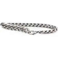 Ace of Spades antik pläterad pansararmband Miami Cuban 10 mm SSB-8405AN/22cm