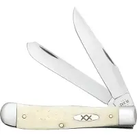 Case Knives Case Trapper 13310 Smooth Natural Bone 6254 SS, pocket knife
