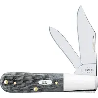 Case Knives Case Barlow 58423 Crandall Jig Pocket Worn Gray Bone 62009 1/2 CS, pocket knife
