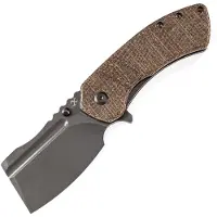 Kansept Knives M+ Korvid Linerlock Burlap Mic