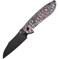 Kansept Knives Prometheus White Blue Red Nebu