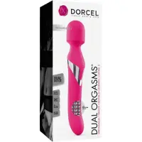 Dorcel Dual Orgasms - uppladdningsbar 2‑i‑1 massagevibrator (rosa)