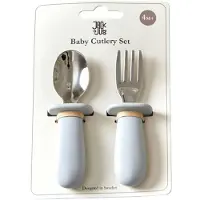 Jack o Juno Barnbestick - Silikon/Rostfritt Stål - Glacier Grey - - One Size - Barnbestick