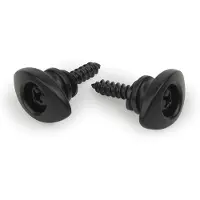 D'addario And Co Elliptical End Pins Black